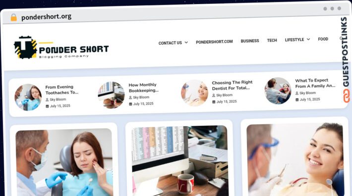 Publish Guest Post on pondershort.org