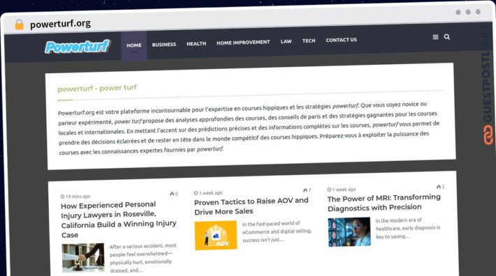 Publish Guest Post on powerturf.org