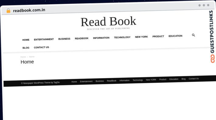 Publish Guest Post on readbook.com.in