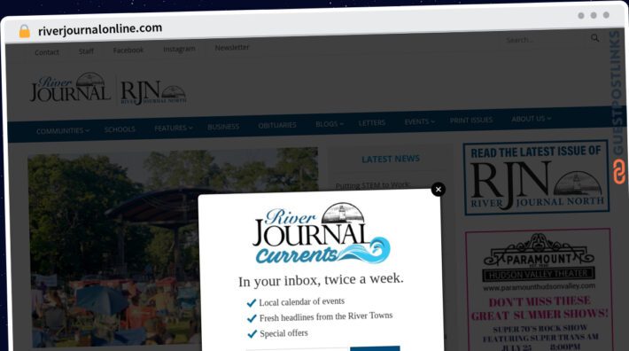 Publish Guest Post on riverjournalonline.com