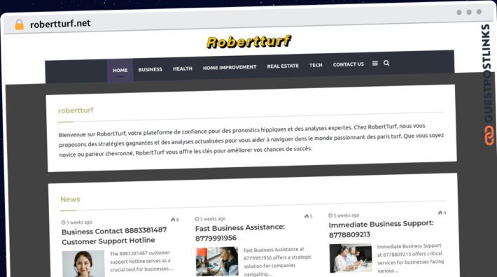 Publish Guest Post on robertturf.net