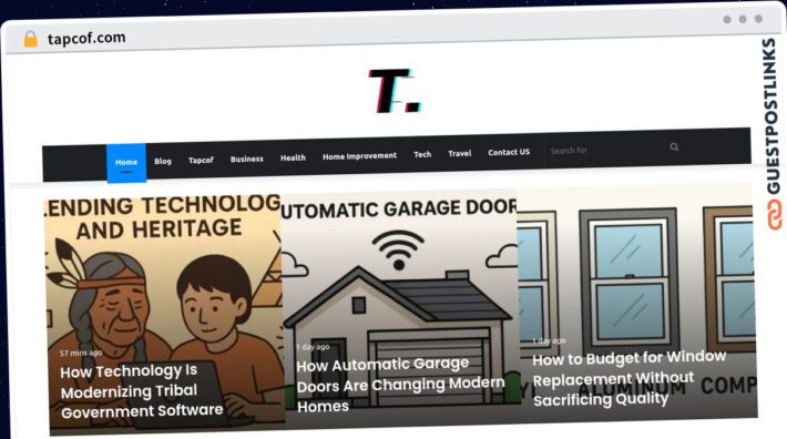 Publish Guest Post on tapcof.com