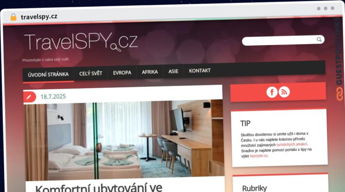 Publish Guest Post on travelspy.cz