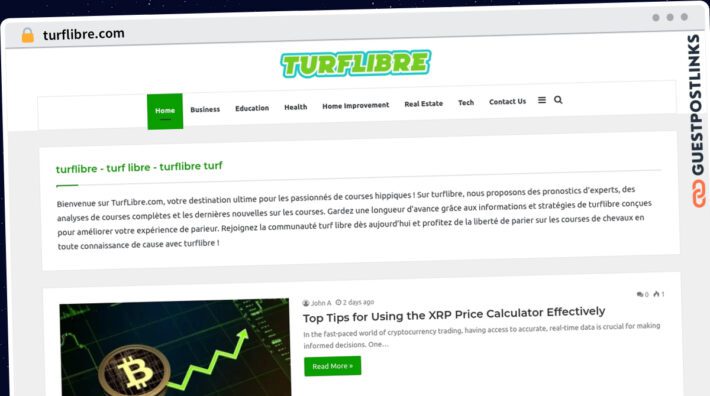 Publish Guest Post on turflibre.com