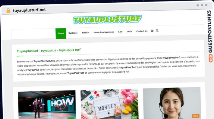 Publish Guest Post on tuyauplusturf.net