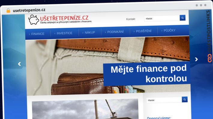 Publish Guest Post on usetretepenize.cz