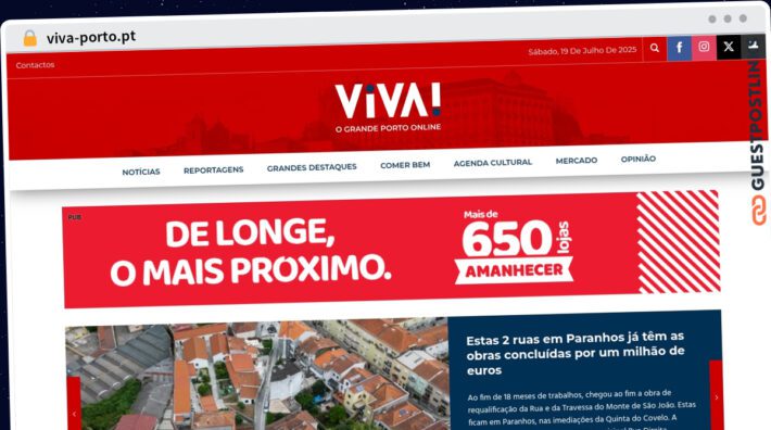 Publish Guest Post on viva-porto.pt