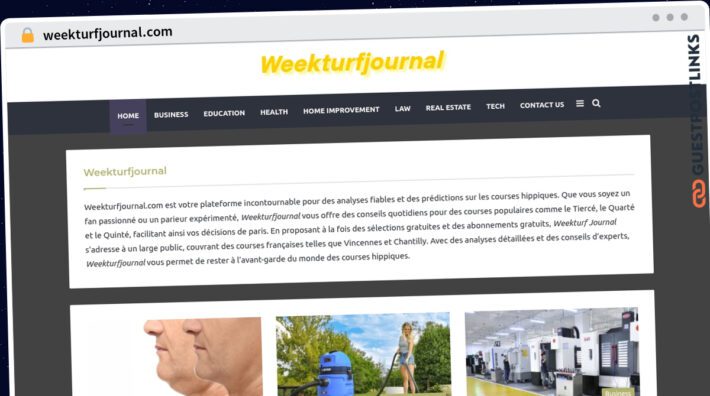 Publish Guest Post on weekturfjournal.com