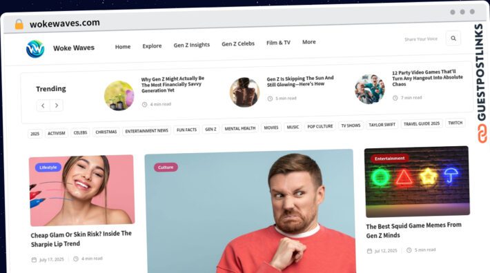 Publish Guest Post on wokewaves.com